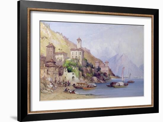 Gravedona, Lake Como, 1895-William Callow-Framed Giclee Print