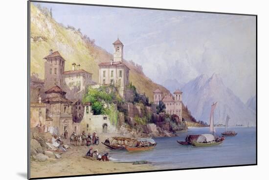 Gravedona, Lake Como, 1895-William Callow-Mounted Giclee Print