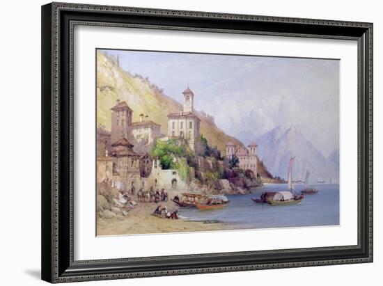 Gravedona, Lake Como, 1895-William Callow-Framed Giclee Print