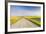 Gravel Road to West Rainy Butte, Canola Near New England, North Dakota, USA-Chuck Haney-Framed Photographic Print