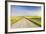 Gravel Road to West Rainy Butte, Canola Near New England, North Dakota, USA-Chuck Haney-Framed Photographic Print