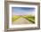 Gravel Road to West Rainy Butte, Canola Near New England, North Dakota, USA-Chuck Haney-Framed Photographic Print