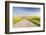 Gravel Road to West Rainy Butte, Canola Near New England, North Dakota, USA-Chuck Haney-Framed Photographic Print