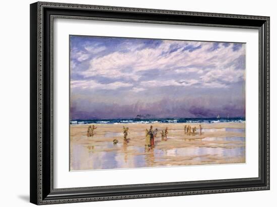 Gravelines, 1896 (Oil on Canvas)-John Brett-Framed Giclee Print