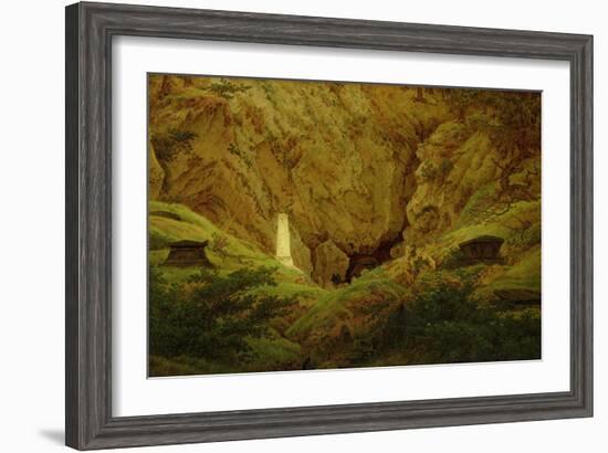 Graves of Ancient Heroes, 1812-Caspar David Friedrich-Framed Giclee Print