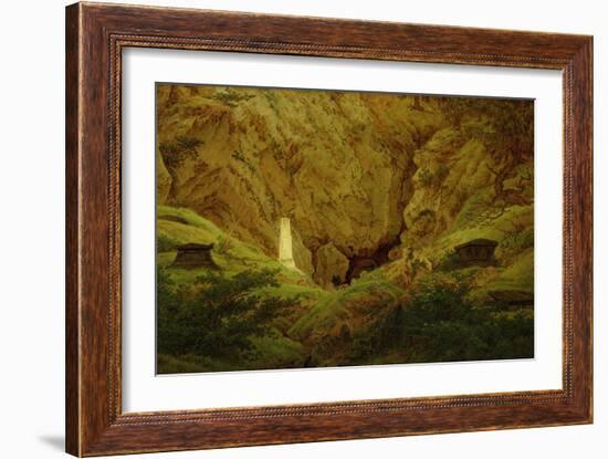 Graves of Ancient Heroes, 1812-Caspar David Friedrich-Framed Giclee Print