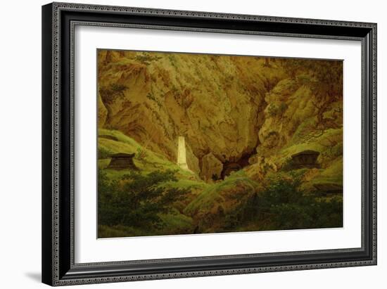 Graves of Ancient Heroes, 1812-Caspar David Friedrich-Framed Giclee Print