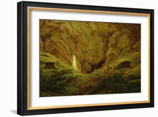 Graves of Ancient Heroes, 1812-Caspar David Friedrich-Framed Giclee Print