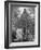 Gravestone of James Butler Hickok with Statue Behind-Alfred Eisenstaedt-Framed Photographic Print