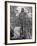 Gravestone of James Butler Hickok with Statue Behind-Alfred Eisenstaedt-Framed Photographic Print