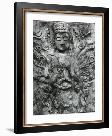 Gravestone Relief Figure, Japan, 1970-Brett Weston-Framed Photographic Print