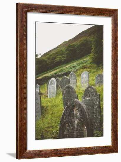 Gravestones in a Churchyard-Clive Nolan-Framed Photographic Print