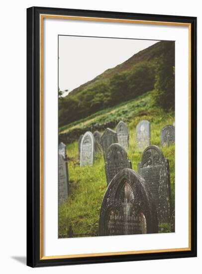 Gravestones in a Churchyard-Clive Nolan-Framed Photographic Print