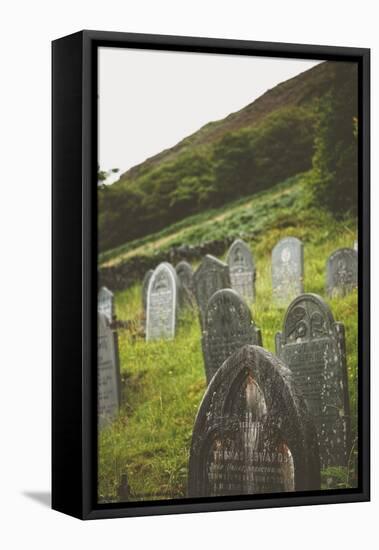 Gravestones in a Churchyard-Clive Nolan-Framed Premier Image Canvas