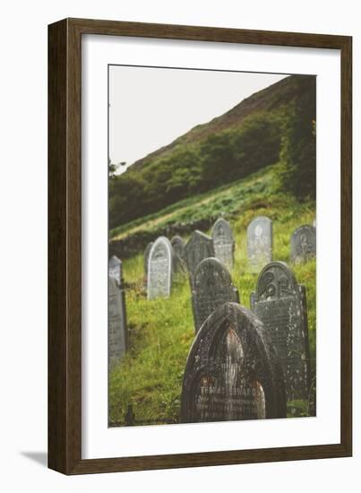 Gravestones in a Churchyard-Clive Nolan-Framed Photographic Print