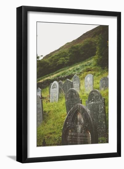 Gravestones in a Churchyard-Clive Nolan-Framed Photographic Print