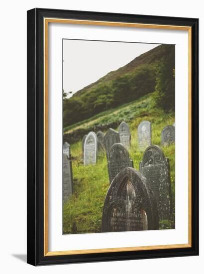 Gravestones in a Churchyard-Clive Nolan-Framed Photographic Print