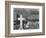 Graveyard and steel mill in Bethlehem, Pennsylvania, 1935-Walker Evans-Framed Photographic Print