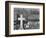 Graveyard and steel mill in Bethlehem, Pennsylvania, 1935-Walker Evans-Framed Photographic Print