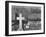 Graveyard and steel mill in Bethlehem, Pennsylvania, 1935-Walker Evans-Framed Photographic Print