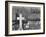 Graveyard and steel mill in Bethlehem, Pennsylvania, 1935-Walker Evans-Framed Photographic Print