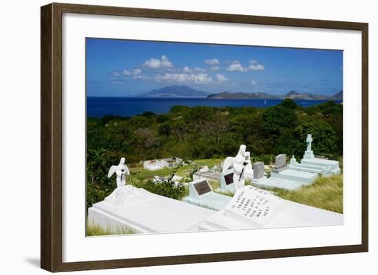 Graveyard at S. Thomas Anglican Church Built in 1643-Robert Harding-Framed Photographic Print