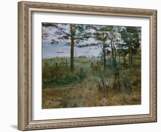 Graveyard for fishermen, Nida (Fischerfriedhof auf Nidden). 1893-Lovis Corinth-Framed Giclee Print