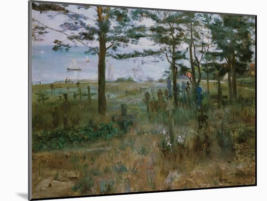 Graveyard for fishermen, Nida (Fischerfriedhof auf Nidden). 1893-Lovis Corinth-Mounted Giclee Print