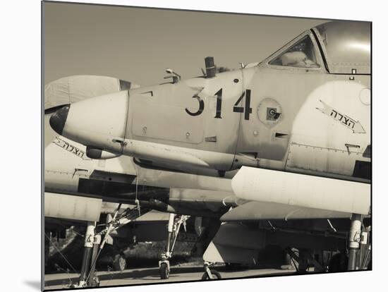 Graveyard of Us-Built A-4 Fighters, Israeli Air Force Museum, Be-Er Sheva, the Negev, Israel-Walter Bibikow-Mounted Photographic Print