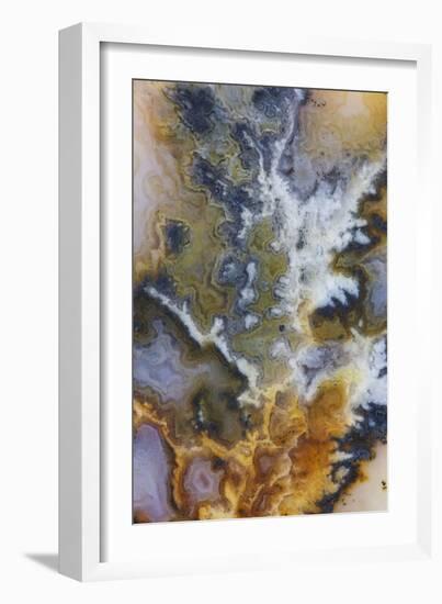 Graveyard Plume Agate, Oregon-Darrell Gulin-Framed Photographic Print