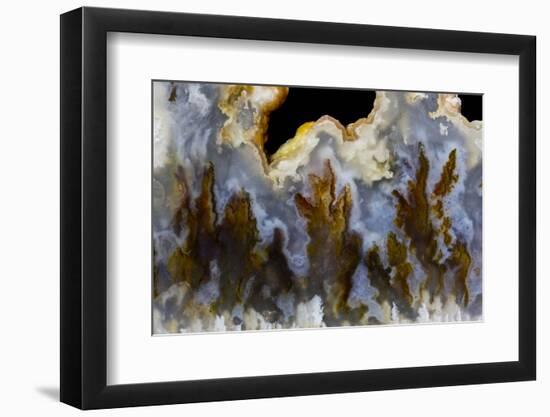 Graveyard Point Plume Agate, Oregon-Darrell Gulin-Framed Photographic Print