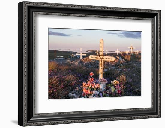 Graveyard, Rankin Inlet, Nunavut, Canada-Paul Souders-Framed Photographic Print