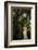 Graveyard Statue and Trees Draped in Spanish Moss at Entrance to Bonaventure Cemetery-Paul Souders-Framed Photographic Print