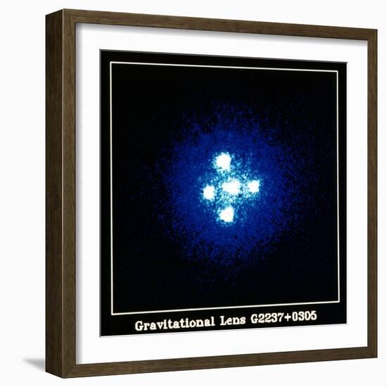 Gravitation Lens-null-Framed Giclee Print