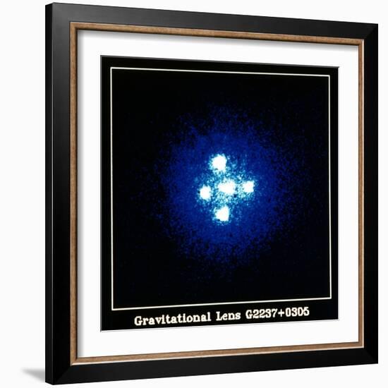 Gravitation Lens-null-Framed Giclee Print