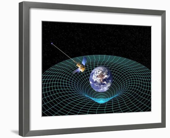 Gravity Probe B Satellite, Artwork--Framed Photographic Print