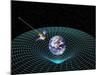 Gravity Probe B Satellite, Artwork-null-Mounted Photographic Print