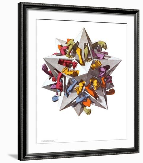 Gravity-M^ C^ Escher-Framed Art Print