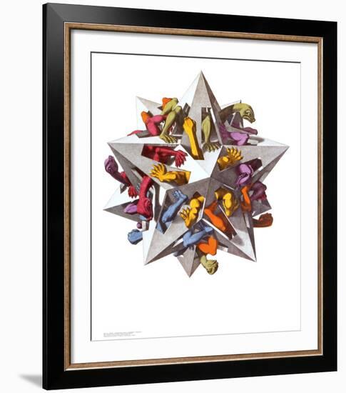 Gravity-M^ C^ Escher-Framed Art Print