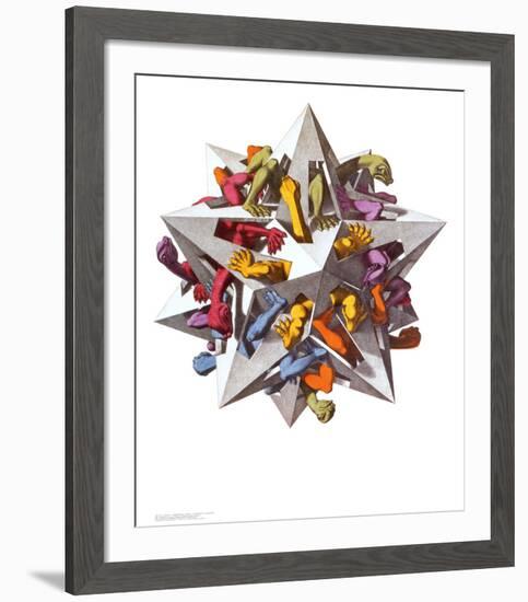 Gravity-M^ C^ Escher-Framed Art Print