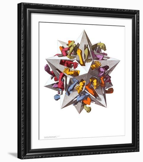 Gravity-M^ C^ Escher-Framed Art Print