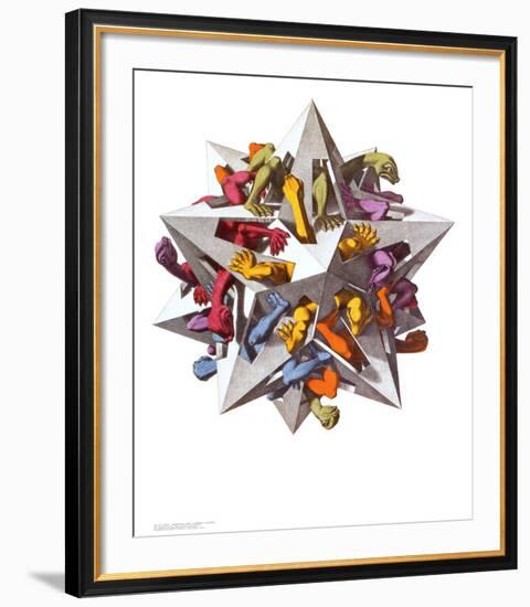 Gravity-M^ C^ Escher-Framed Art Print