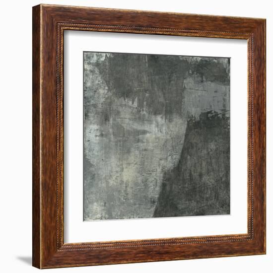 Gray Abstract I-Elena Ray-Framed Art Print