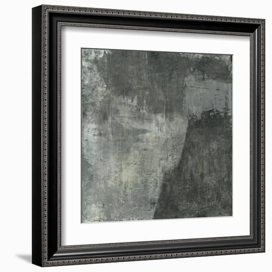 Gray Abstract I-Elena Ray-Framed Art Print