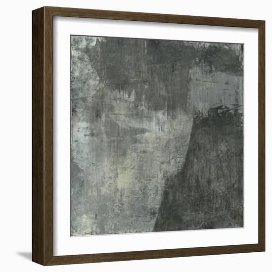 Gray Abstract I-Elena Ray-Framed Art Print