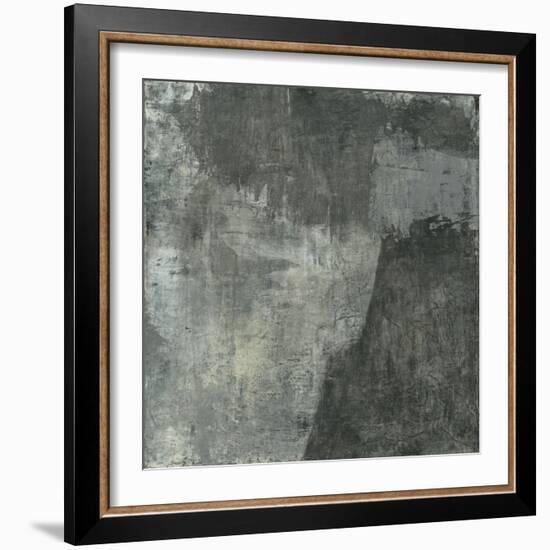 Gray Abstract I-Elena Ray-Framed Art Print