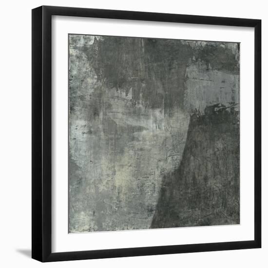 Gray Abstract I-Elena Ray-Framed Art Print