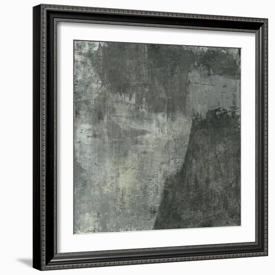 Gray Abstract I-Elena Ray-Framed Art Print