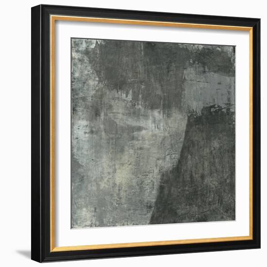 Gray Abstract I-Elena Ray-Framed Art Print