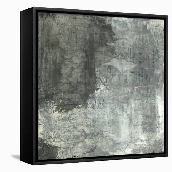 Gray Abstract II-Elena Ray-Framed Stretched Canvas